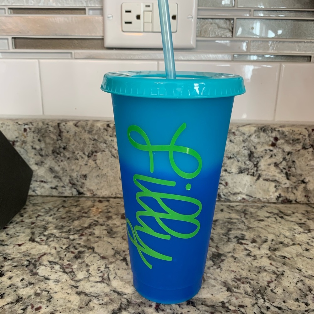Custom Color Changing Confetti 24oz Cup/ Tumbler - Picture 7 of 12